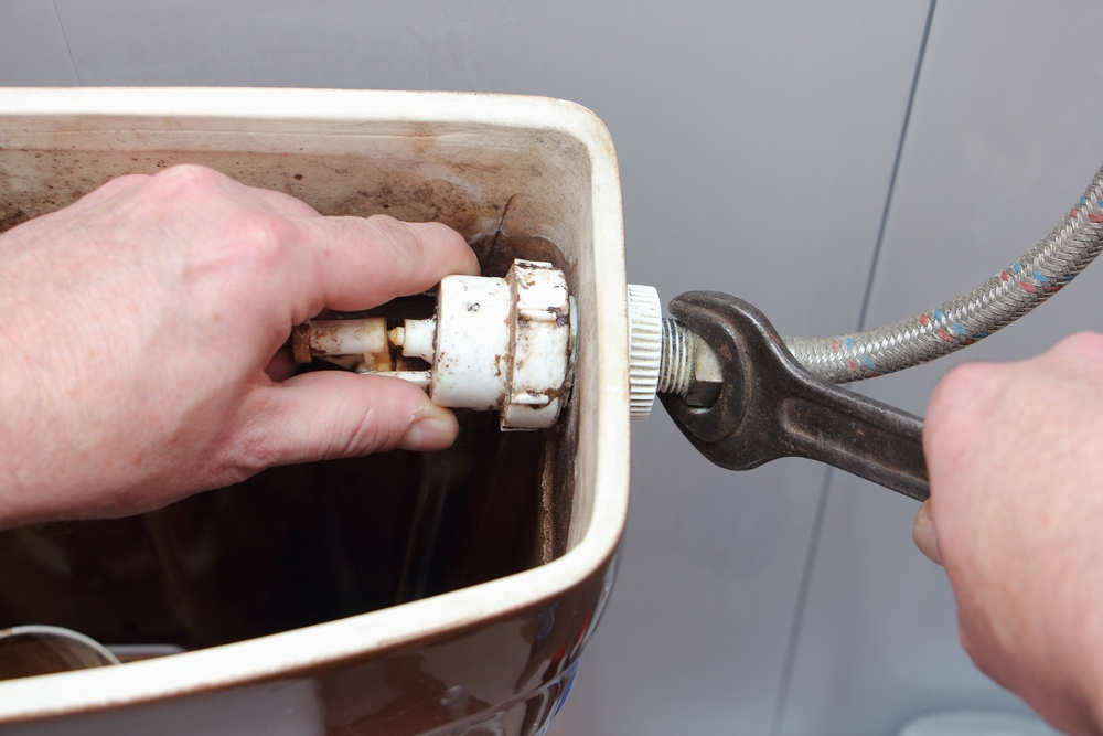 fix toilet repair seq pipe works