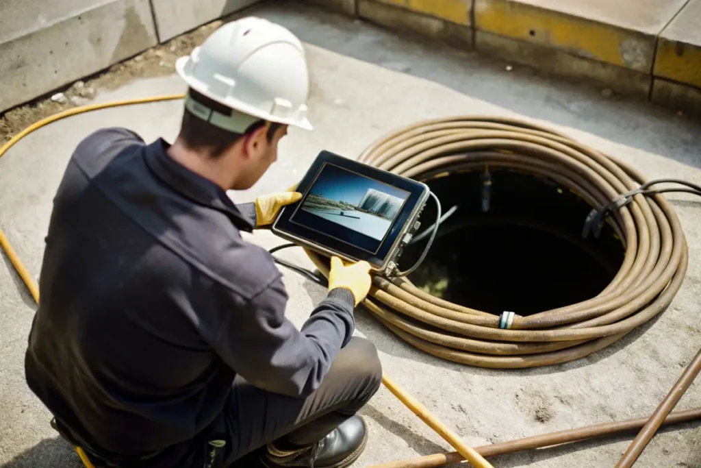 CCTV Camera Drain Inspection